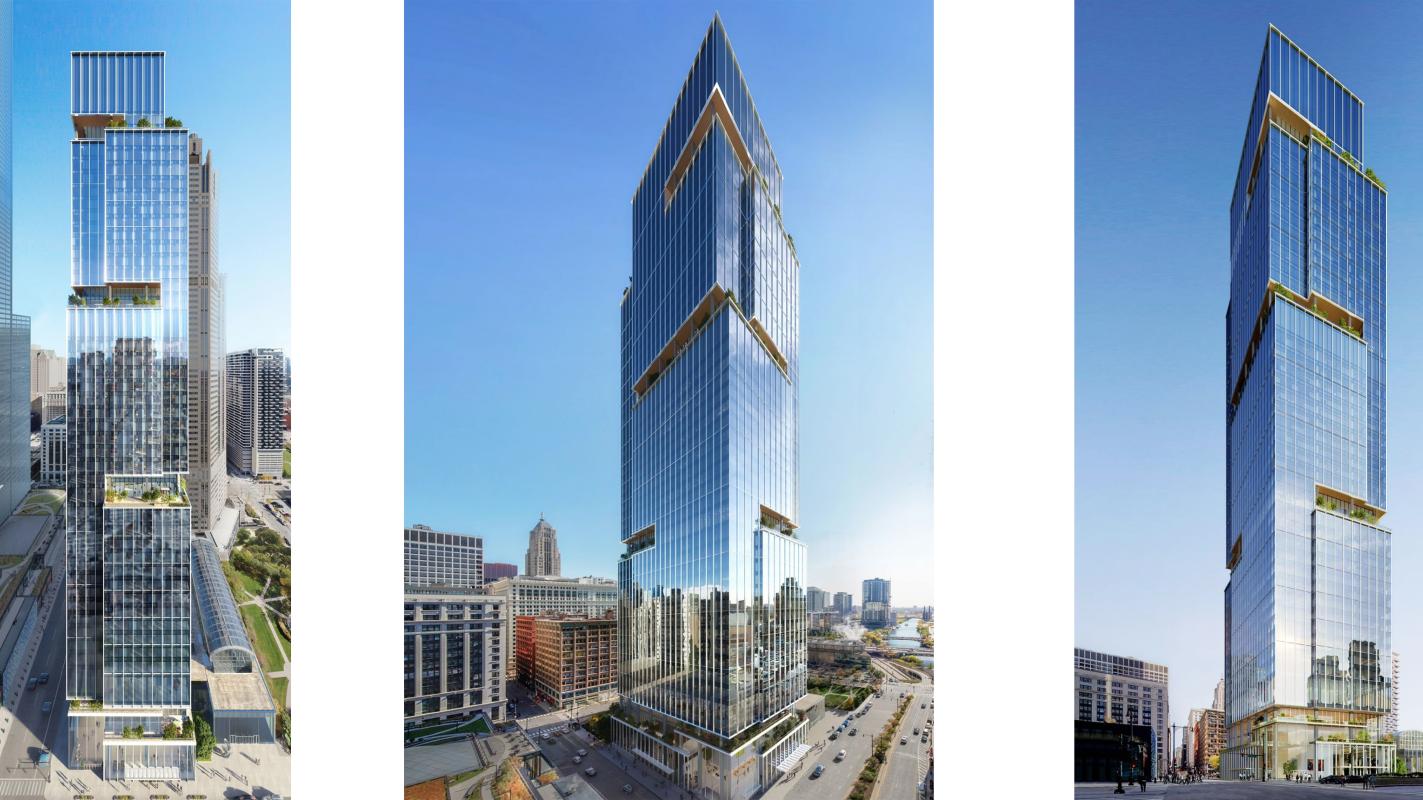 Renderings emerge for proposed office tower at 301 S. Wacker